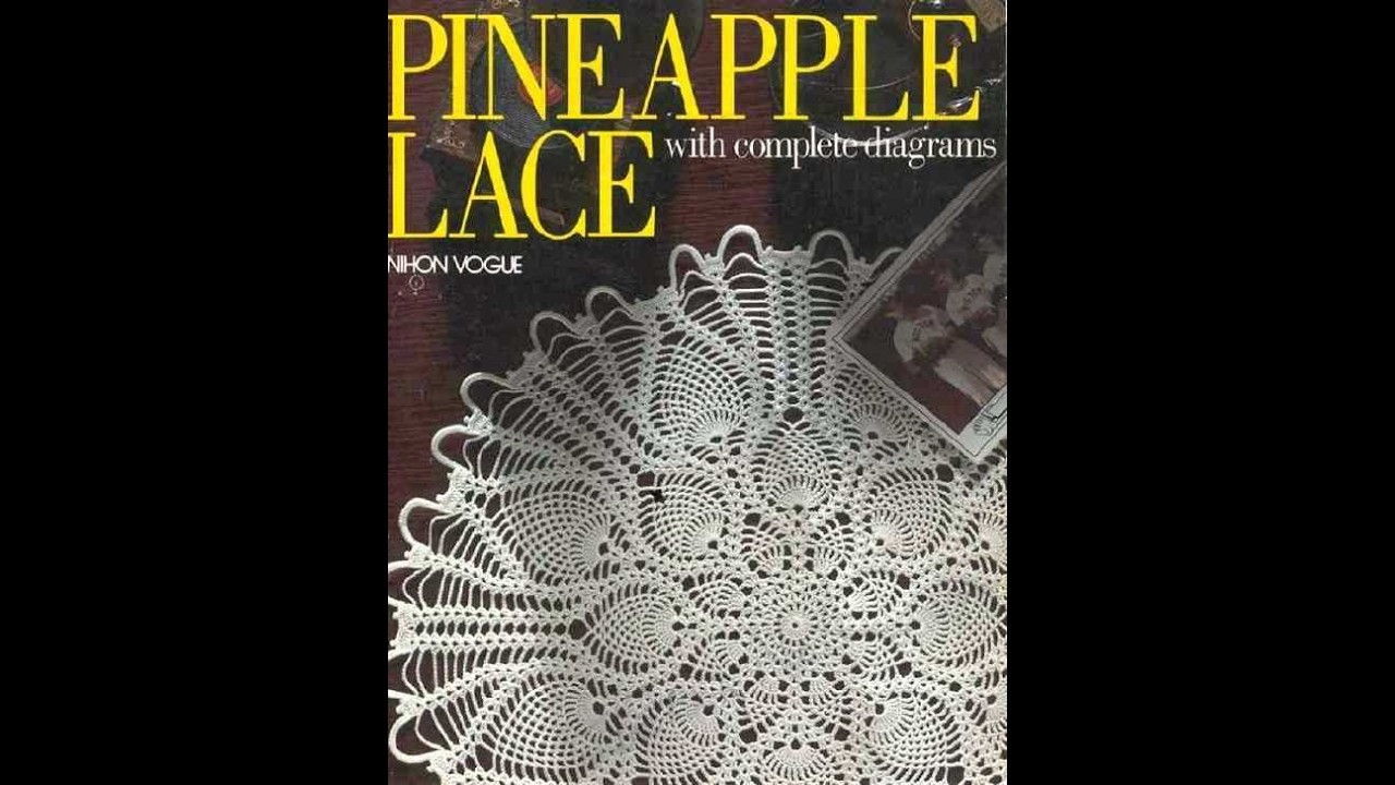 Pineapple lace Pattern book in english