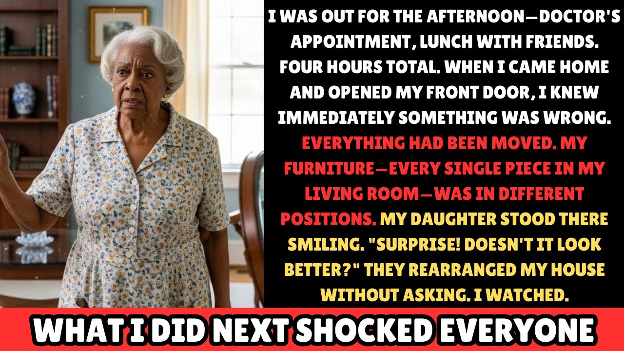 They Rearranged My House Without Asking — I Watched Until……