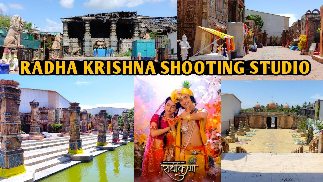 Radha Krishna Serial Set Tour😍यहाँ होती है राधा कृष्णा सीरियल की शूटिंग | UMBERGAON (GUJARAT)