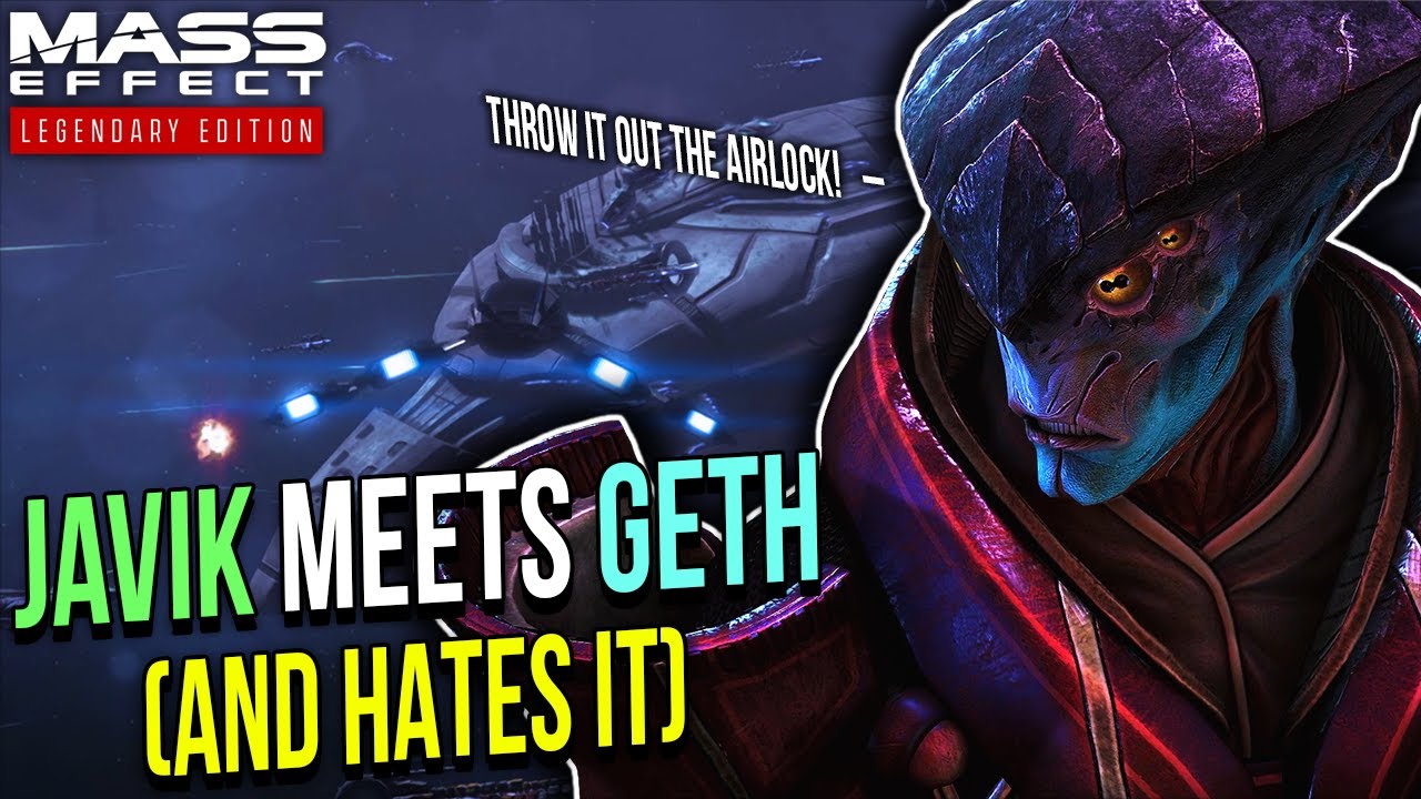 Mass Effect 3 - What Happens if you bring Javik to the Geth Dreadnought? (Unique Dialogue)