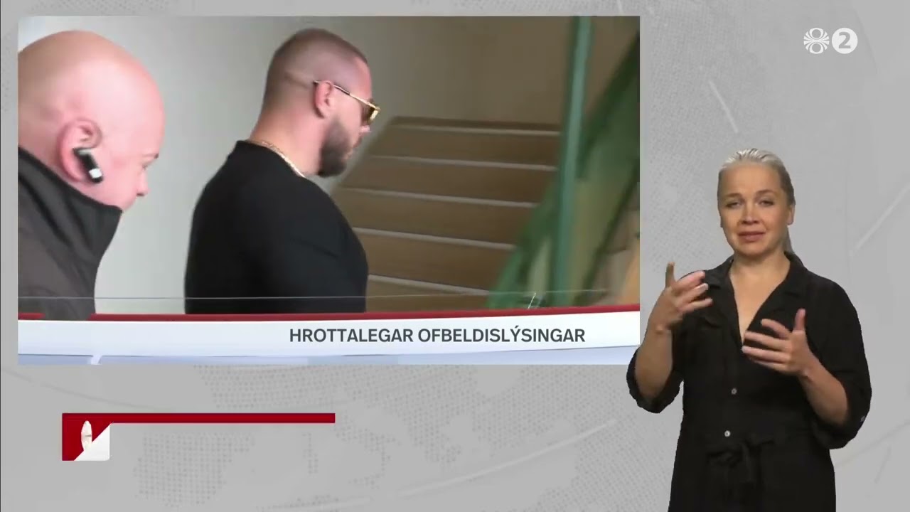 RÚV2: Startup, Fréttir intro, closing and closedown (25/8/25)