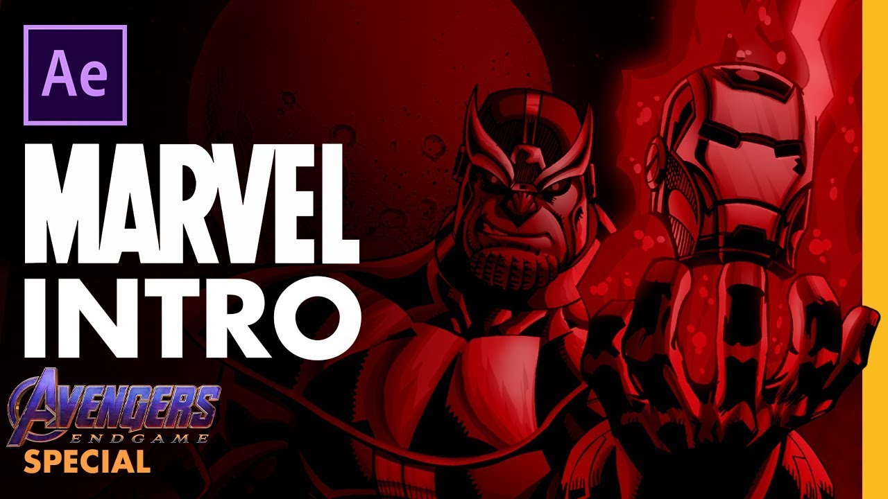 Вступительная заставка по комиксам Marvel за 6 минут | Урок по After Effects [Специальный выпуск ...