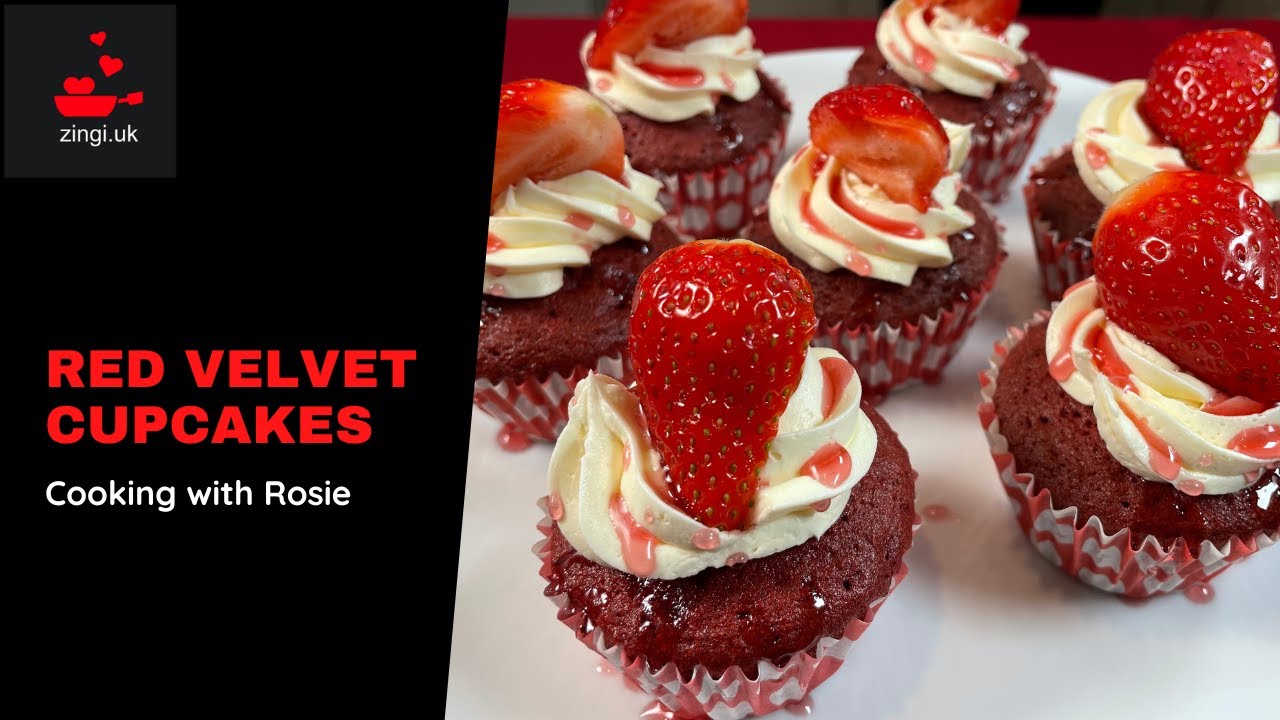 How To Make Red Velvet Cupcakes with Vanilla Buttercream Frosting