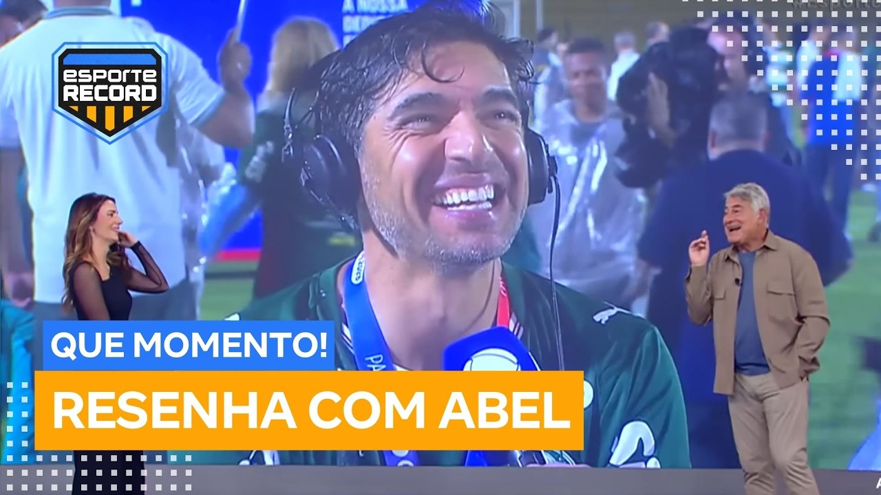 Exclusivo: Abel Ferreira abre coração ao Esporte Record após final do Paulistão