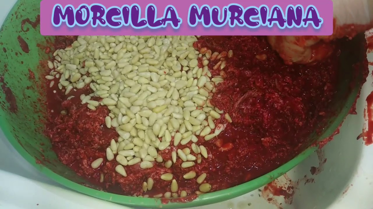 MORCILLA MURCIANA CASERA🥄🍽️🔪🍴😋