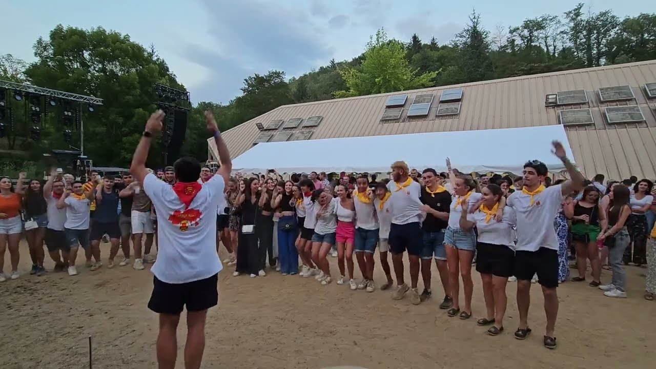 Banda Els Tirons, Festa Major de Saint-Laurent-de-Cerdans, août 2023
