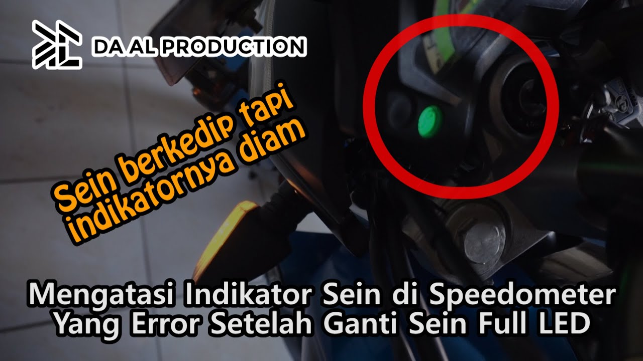 Mengatasi Indikator Speedometer Byson yang Error Setelah Ganti Sein Full LED Depan dan Belakang