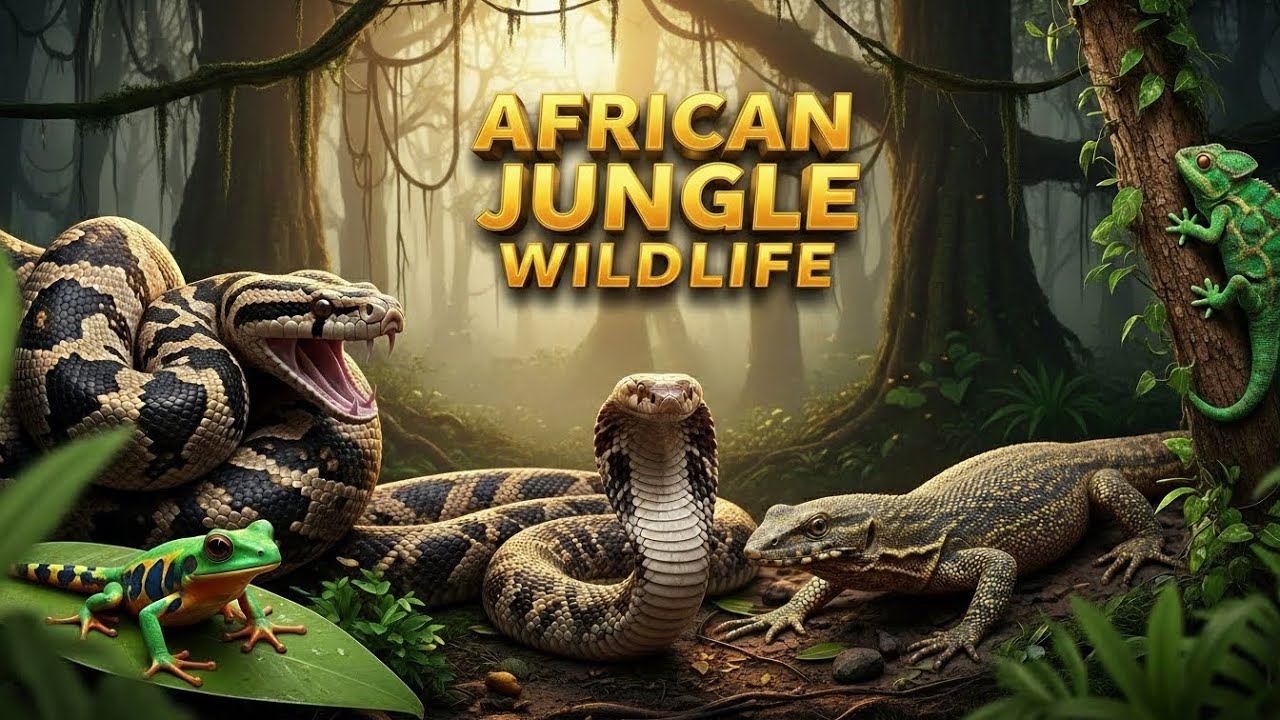 AFRICAN JUNGLE WILDLIFE | Dangerous & Rare Jungle Animals