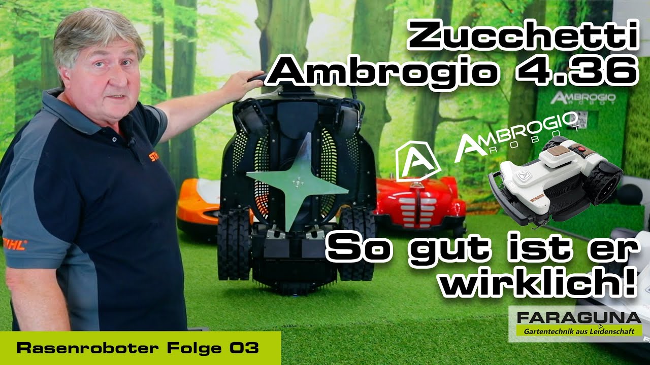 Ambrogio Zucchetti 4.36 - Der beste Mähroboter auf dem Markt?