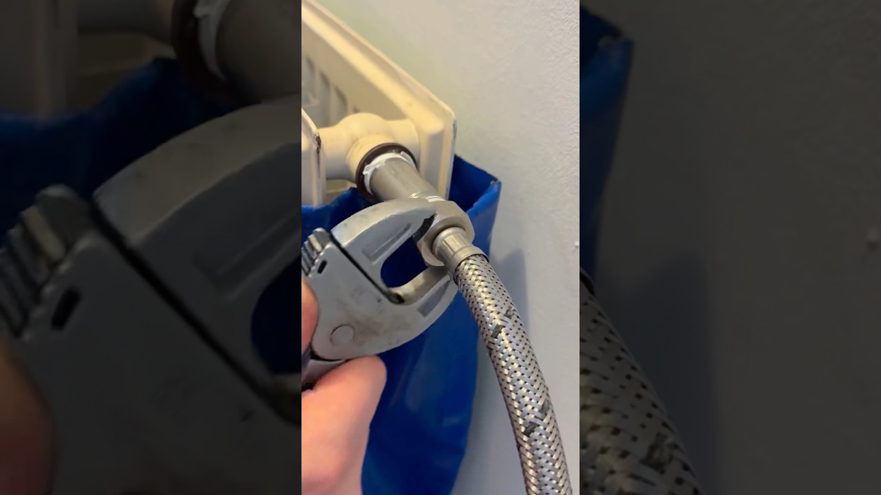 How to drain the radiator system with no drain! #asmr #howto #shorts #subscribe #tips #diy #plumbing