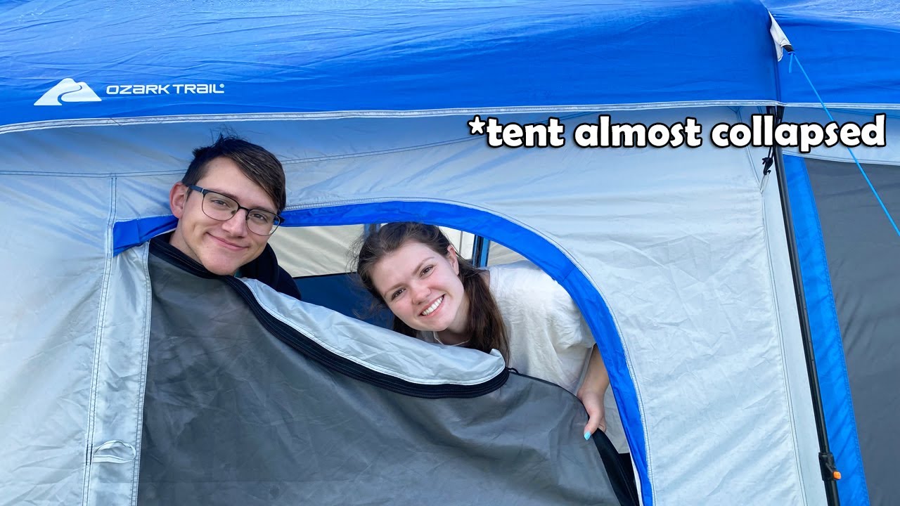 We Almost Lost Our Tent While Camping!