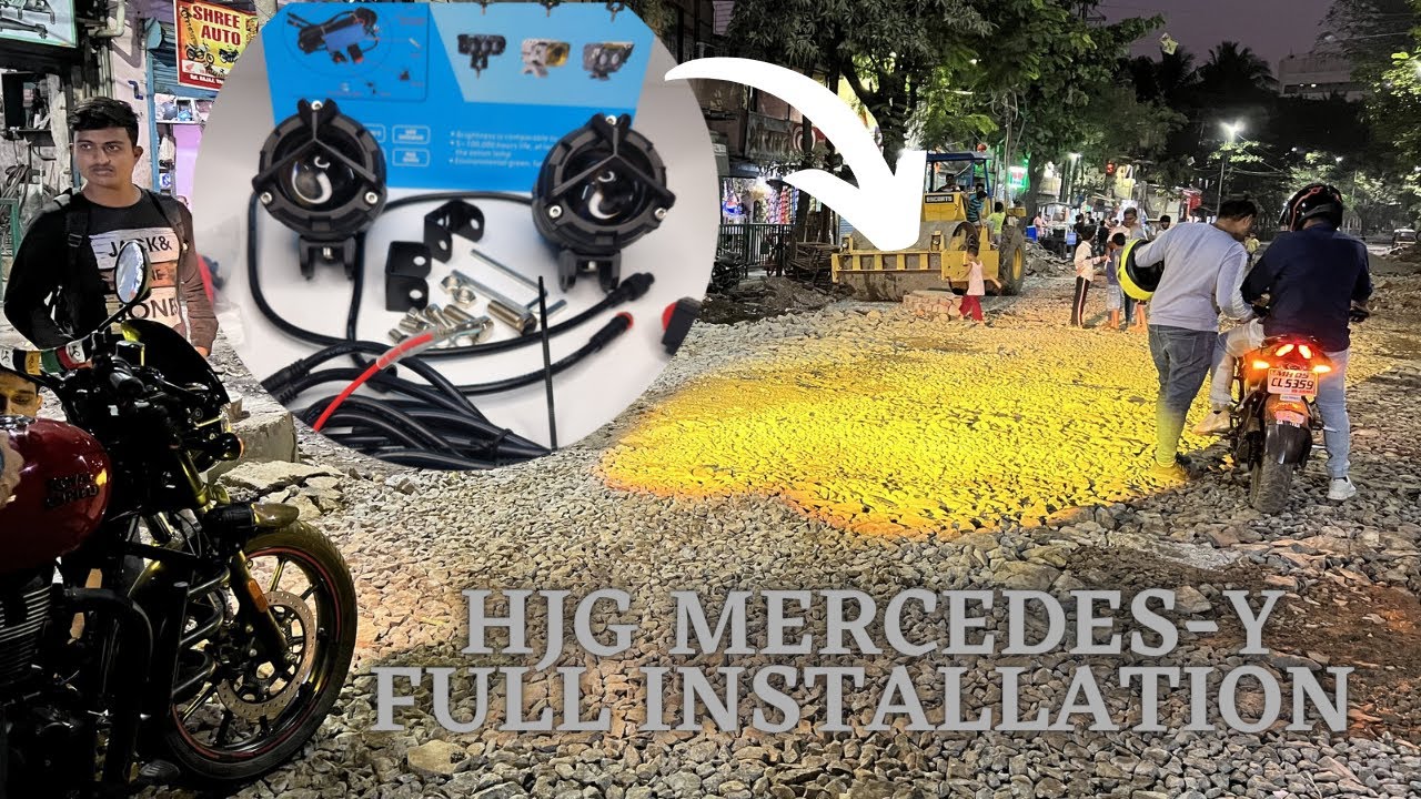 HjG Mercedes-Y With Harness Full Installation Video By Bike Spare Market