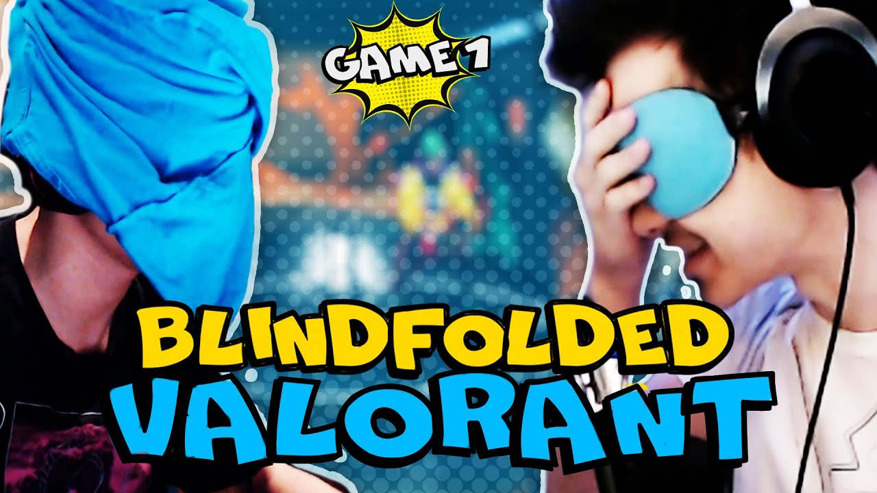 C9 Blue Were Challenged To 1v1 In VALORANT BLINDFOLDED... ft. TenZ, Shinobi, Relyks, mitch