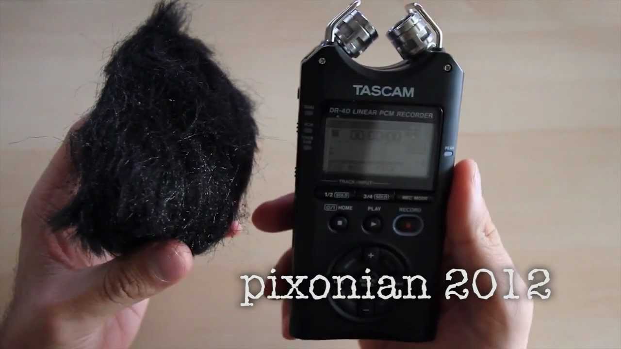 DIY wind muff for an audio recorder (step by step)