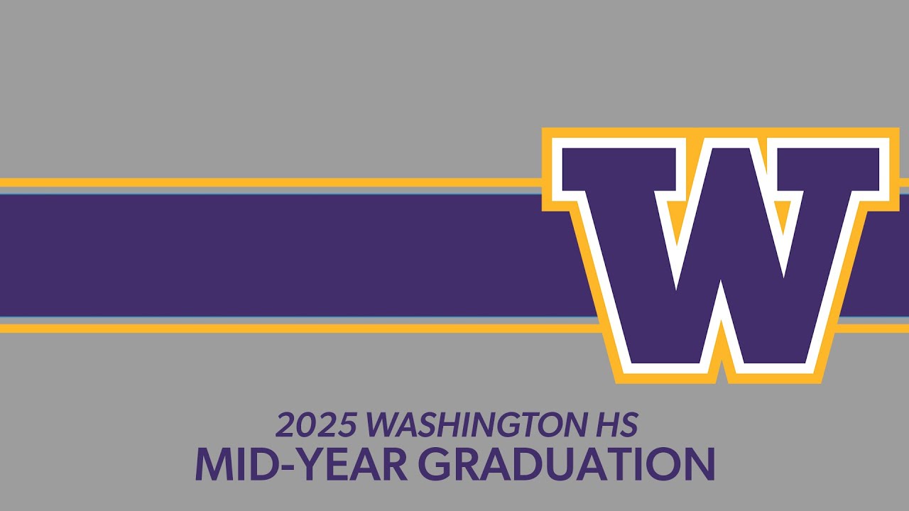 2025 Mid-Year Washington High School Graduation
