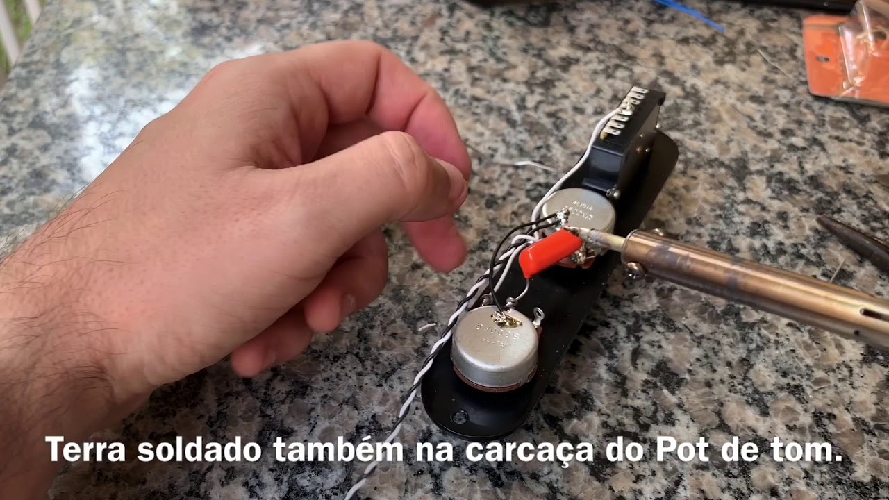 Telecaster Jacarandá - Parte 4 - elétrica