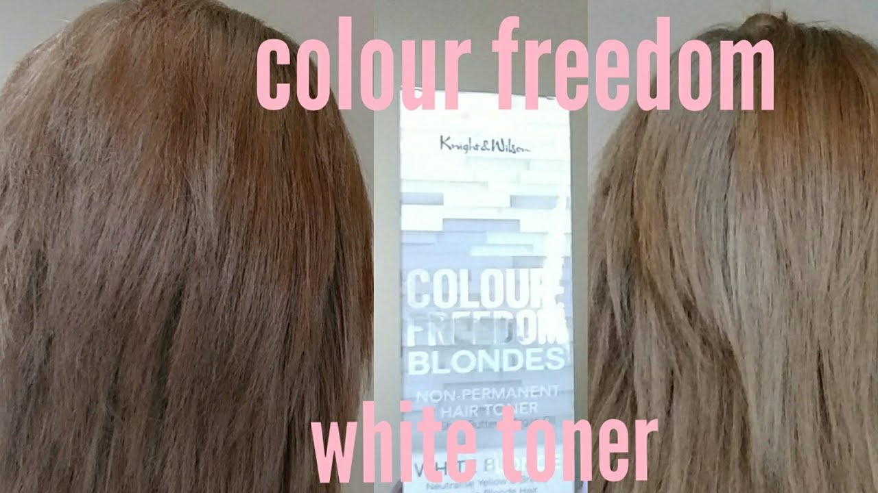 Colour Freedom White Toner for Brassy Hair