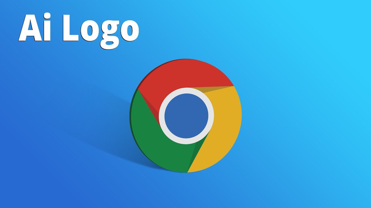 Logo Design Tutorial in Adobe Illustrator | How to Design Google Chrome Logo in Ai