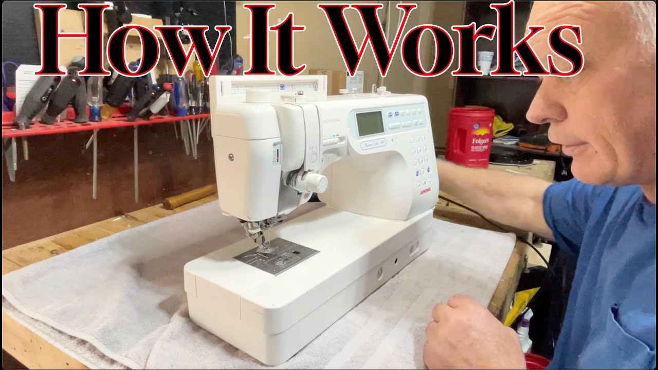 Janome MC6600 Часть 1 из 4
