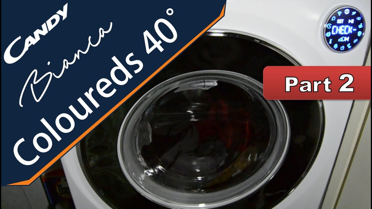 Candy BIANCA washing machine - Synthetics & Coloured 40° - Part 2