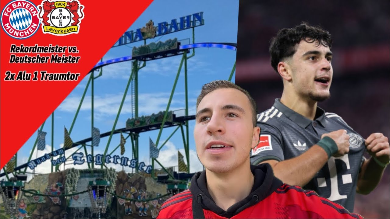 Pavlos Traumtor im Topspiel ☄️👀 | FC Bayern - Bayer Leverkusen | Stadion Vlog #62