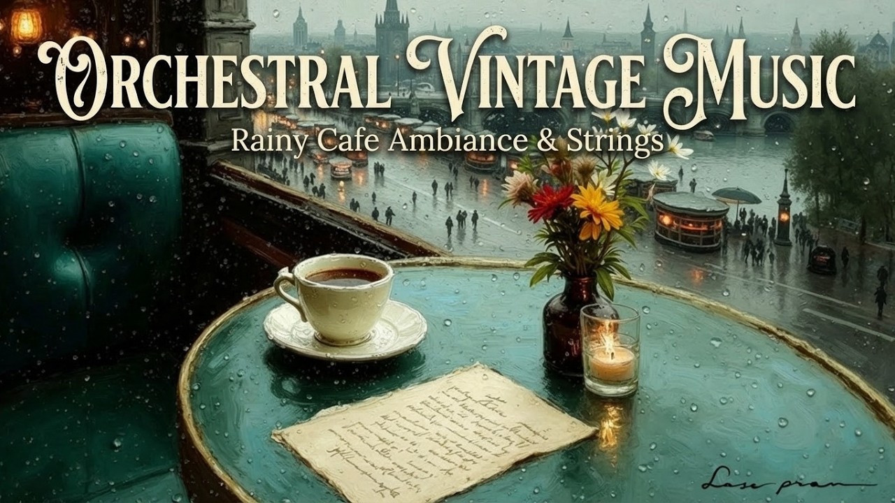 Оркестровая винтажная музыка | Стиль 50-х в парижском кафе