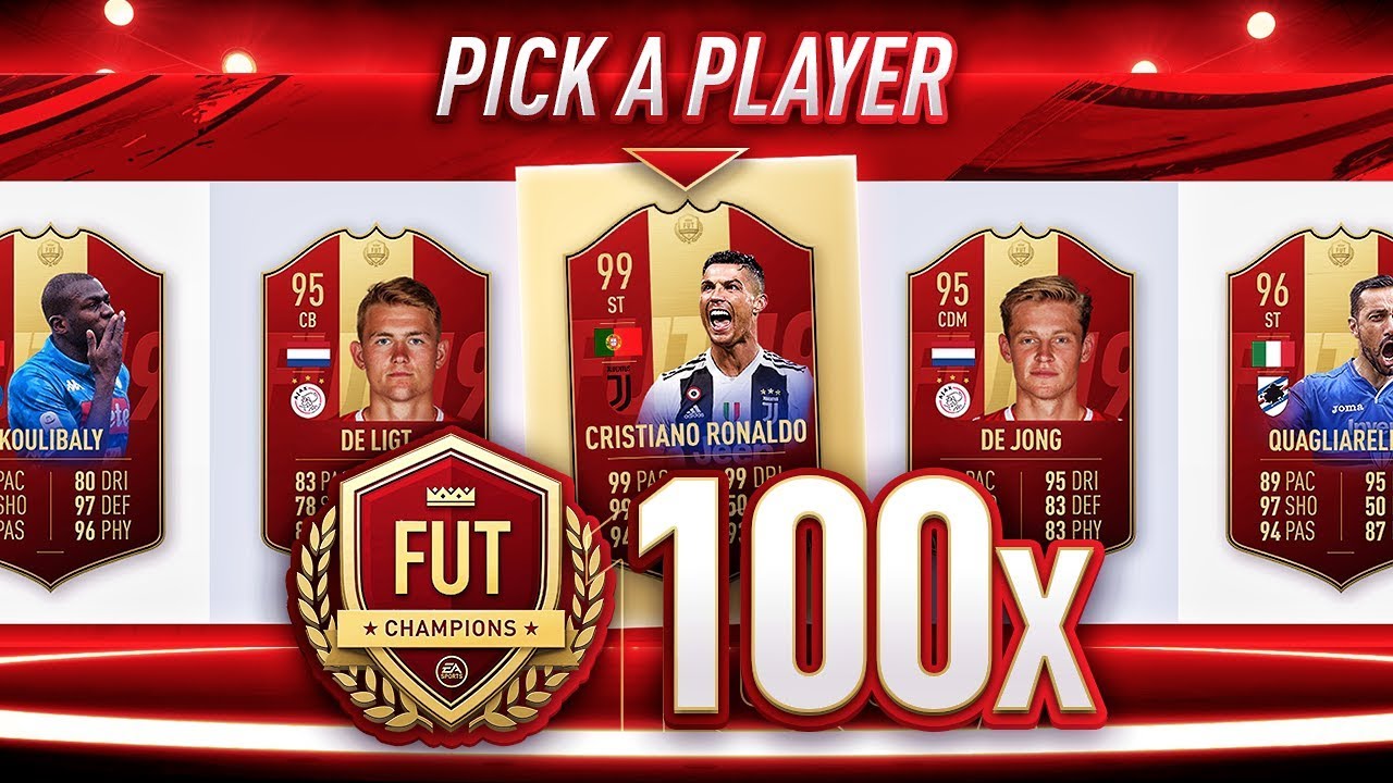 100+ RED PLAYER PICKS PACKS! FIFA 19 Ultimate Team