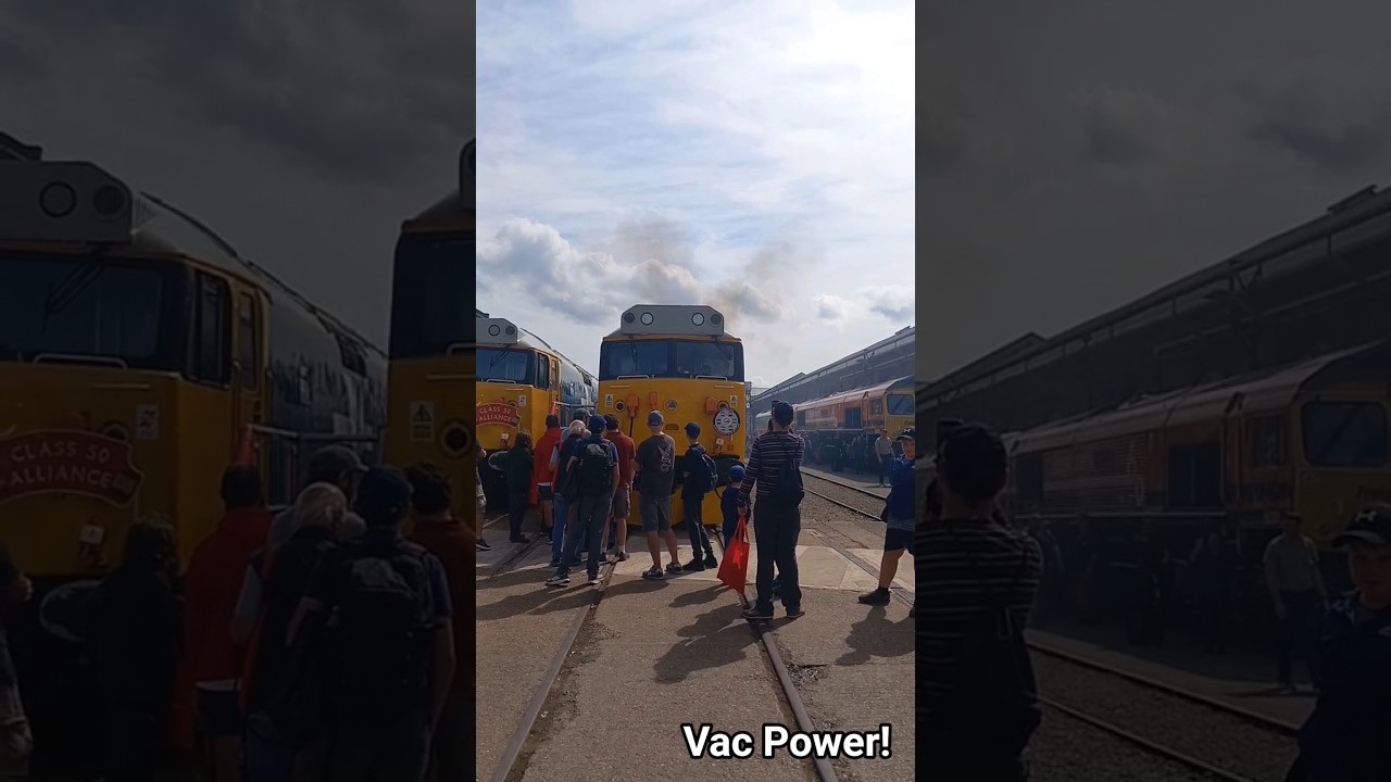 A Proper Vac Spool-Up from Litchurch Lane! #power #diesel #train #railway #shorts