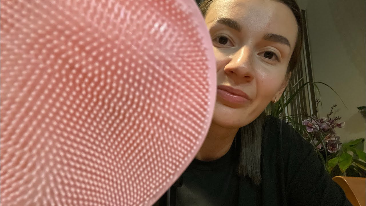 АСМР/ASMR слюнявый пальчик/чистка/липкие слюнявые звуки рта💦🥱❤️