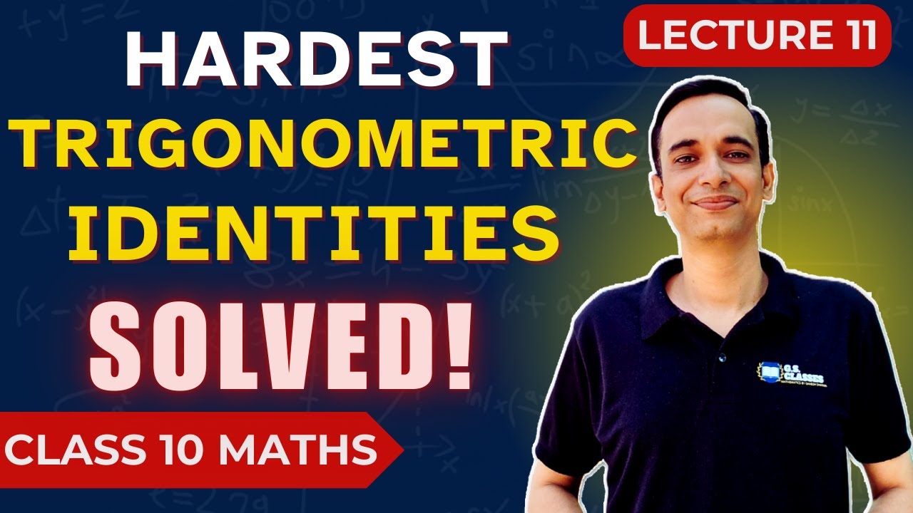Hard Trigonometric Identities Solved Easily | Class 10 Maths NCERT