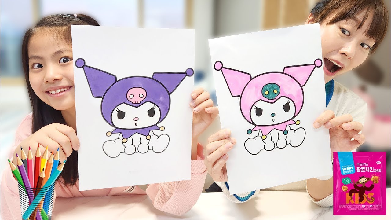 산리오 쿠로미 3마커 게임!! 우승 상품은? 서은이의 영양 간식 푸디버디 팝콘치킨 ~~