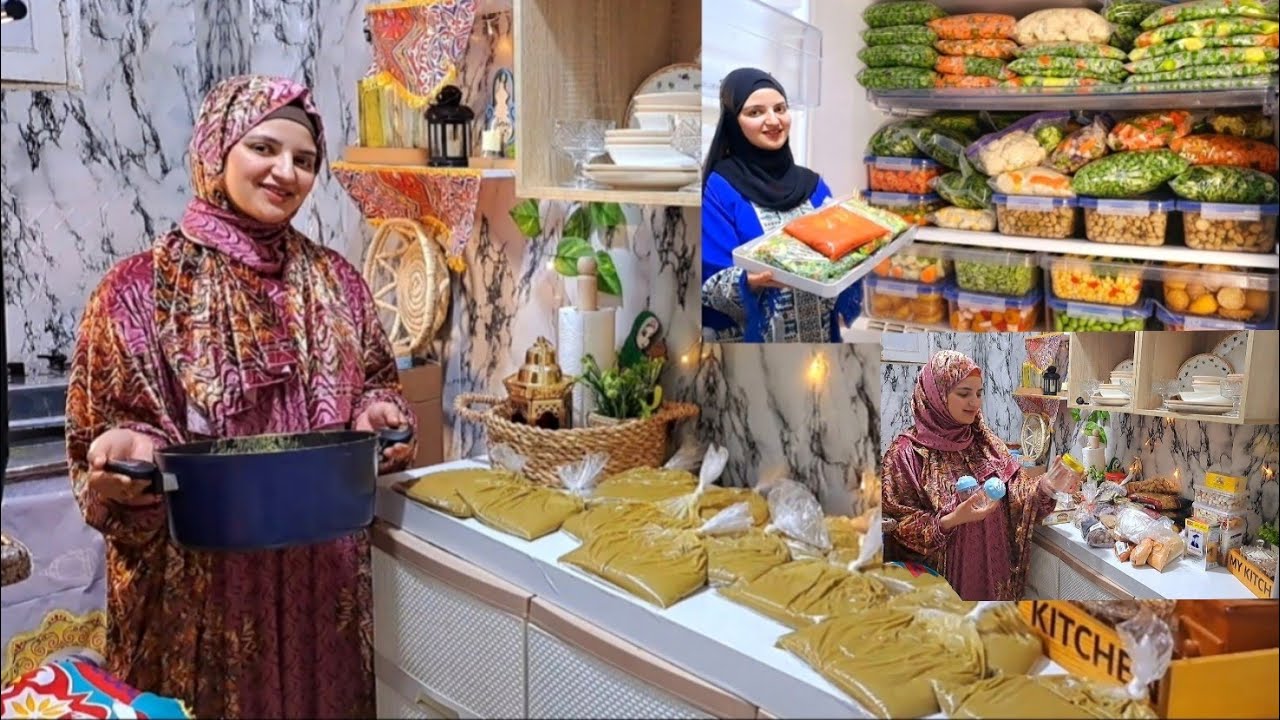 ودي اهم تفريزات وتجهيزات شهر رمضان اتعبي يوم وريحي طول الشهر شوفوا عملت ايه 