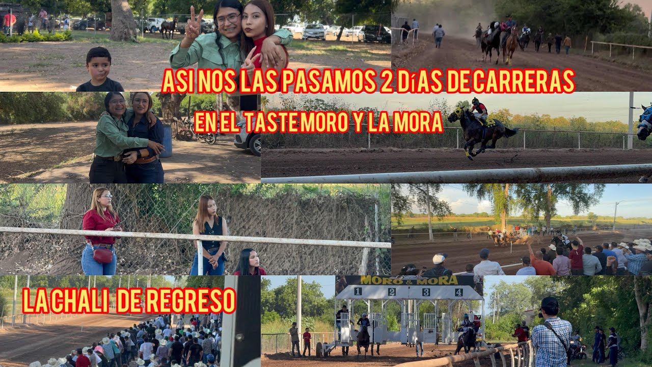 2 DÍAS DE CARRERAS EN EL TASTE EL  MORO Y LA MORA LA CHALY NOS VISITÓ ❤️