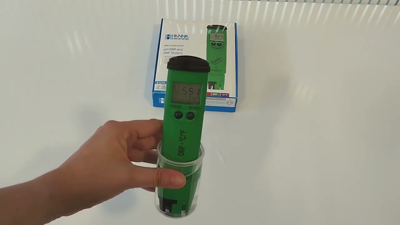 Video tutorial HANNA: cómo medir ORP con el Tester COMBO HI98121