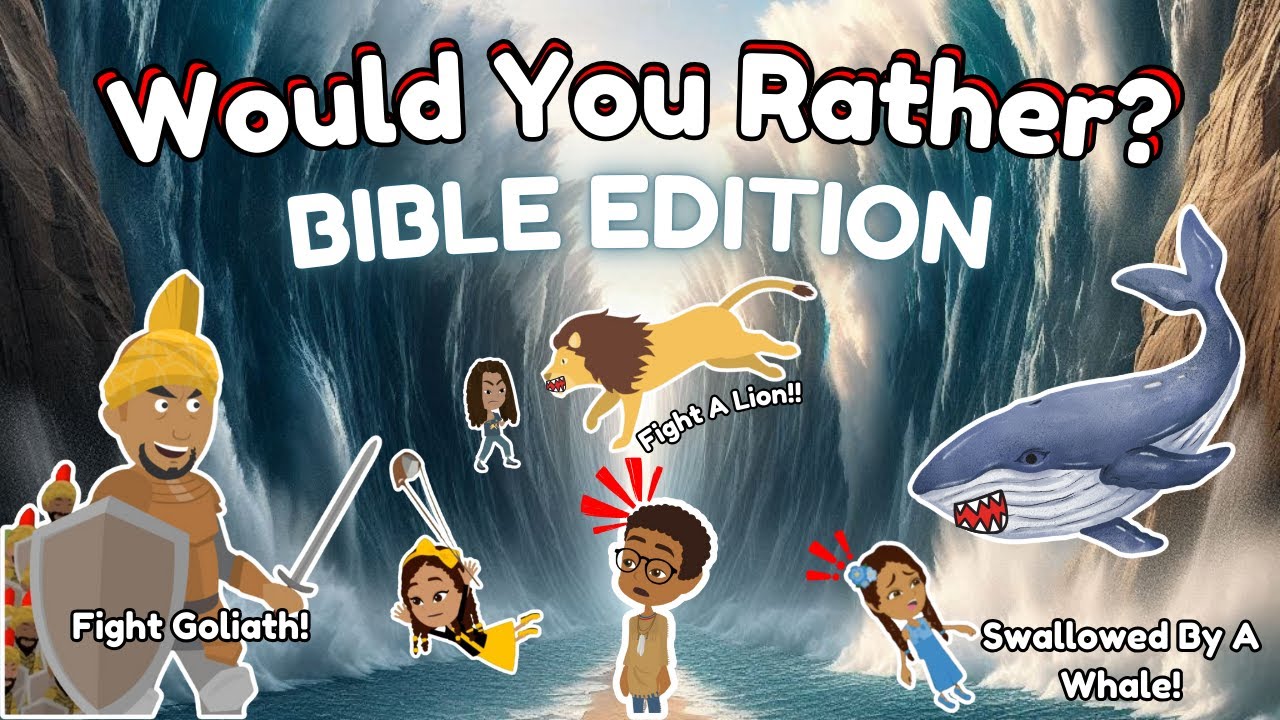 Would You Rather? Epic Bible Adventure Game!🌊🔥🦁 | Lion’s Kids