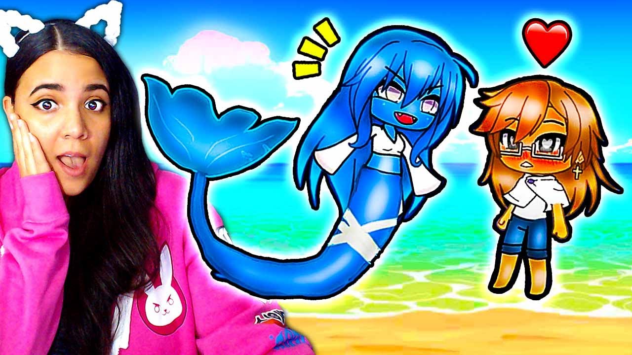 🧜‍♀️ The Siren and The Human 🧜‍♂️ A Mermaid Gacha Life Mini Movie Love Story Reaction