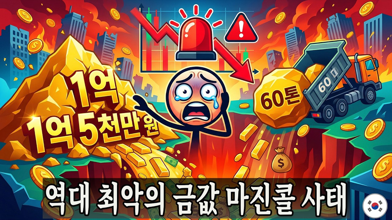🚨 [역대 최악의 금값 마진콜 사태] 튀르키예 60톤 투매! 당신의 금 1억 5천만 원이 증발한 진짜 이유!