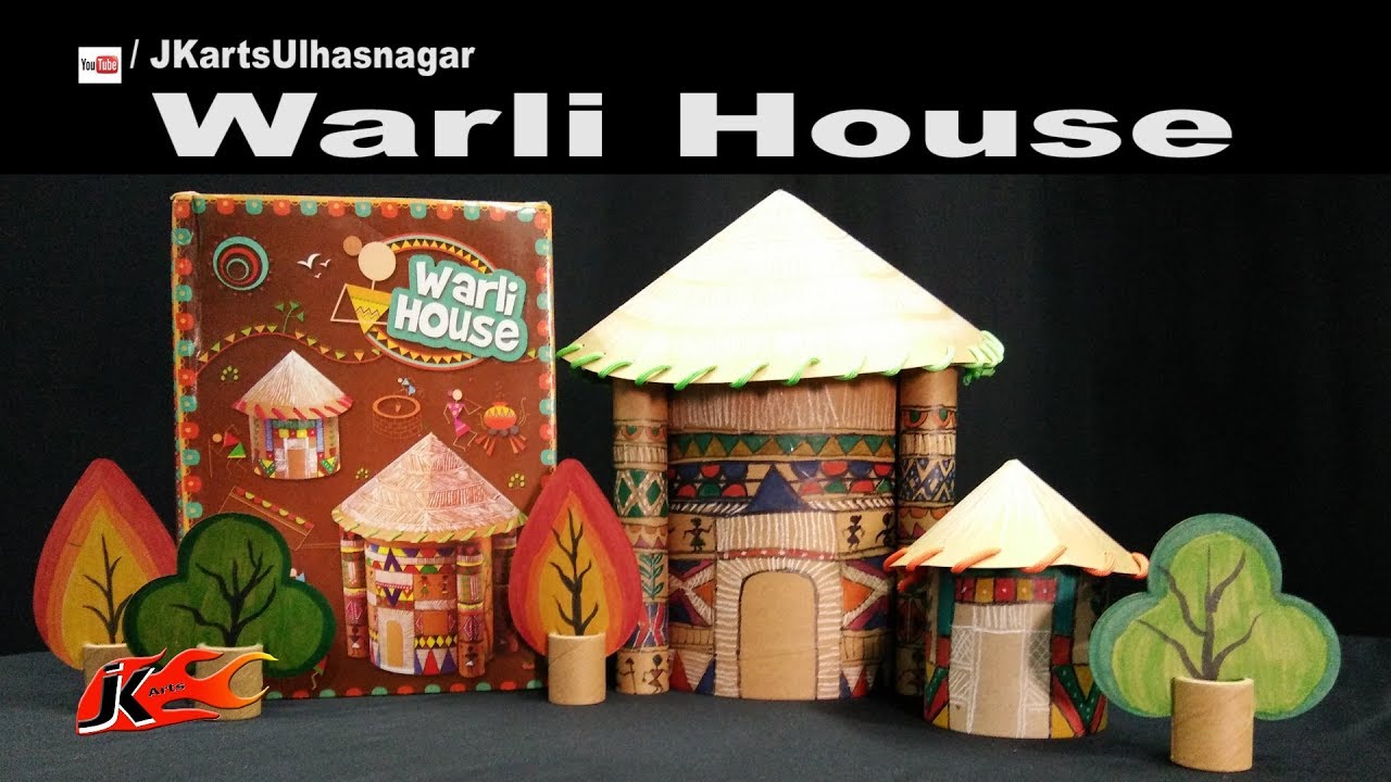 How to make Warli House | JK Arts 1549