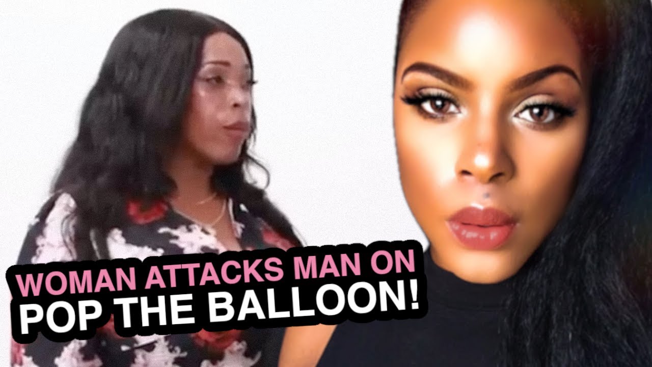 Woman ATTACKS MAN On Pop The Balloon Show After He REJECTS HER!