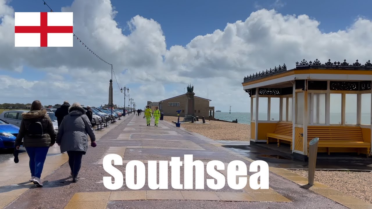 Southsea Walk, 🏴󠁧󠁢󠁥󠁮󠁧󠁿 UK {iPhone 12 Pro Max} Binaural ASMR | 4K@60 HDR