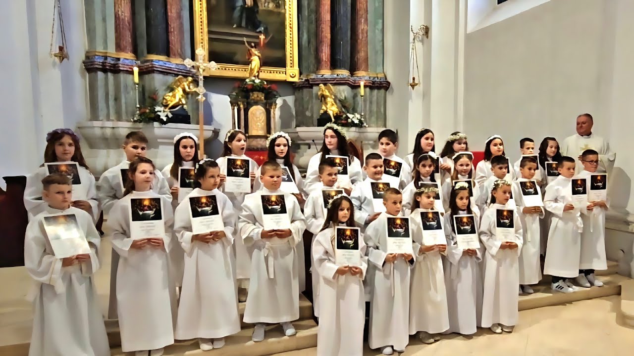 Prva sveta pričest u Orahovici - 5. svibnja 2024.