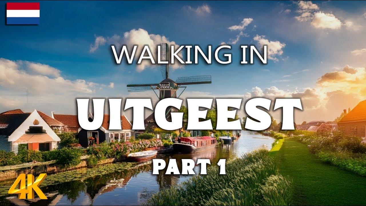 Dutch Village Walking Tour 4K | Peaceful Streets of Uitgeest (PART 1)