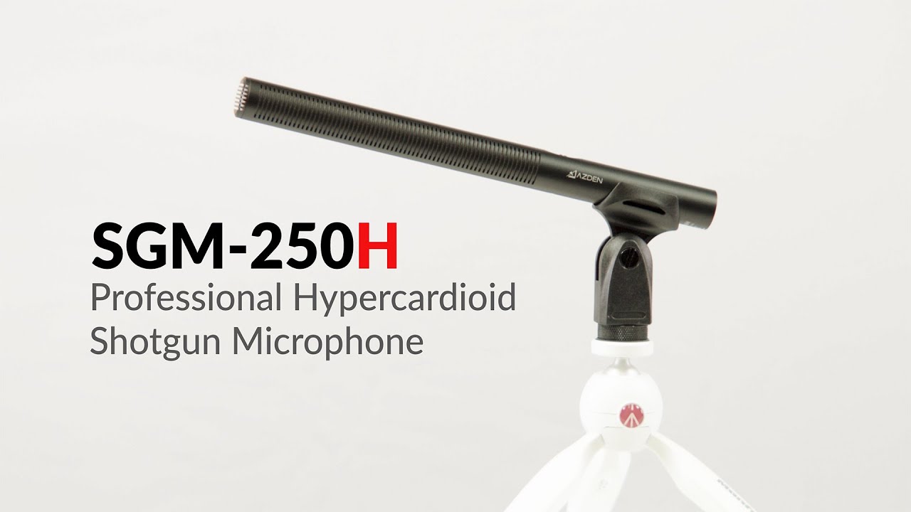 SGM-250H Professional Hypercardioid Shotgun Microphone Overview