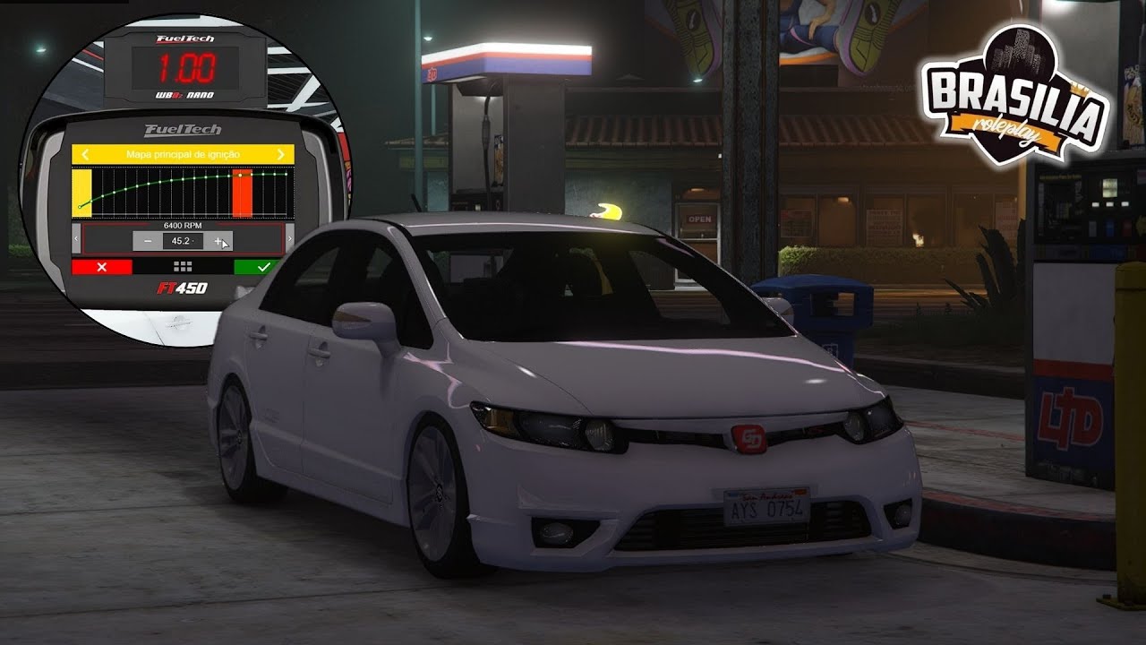 ACERTO FINO NO CIVIC SI DE 1000CV! *340KM/H* Brasília RP #10