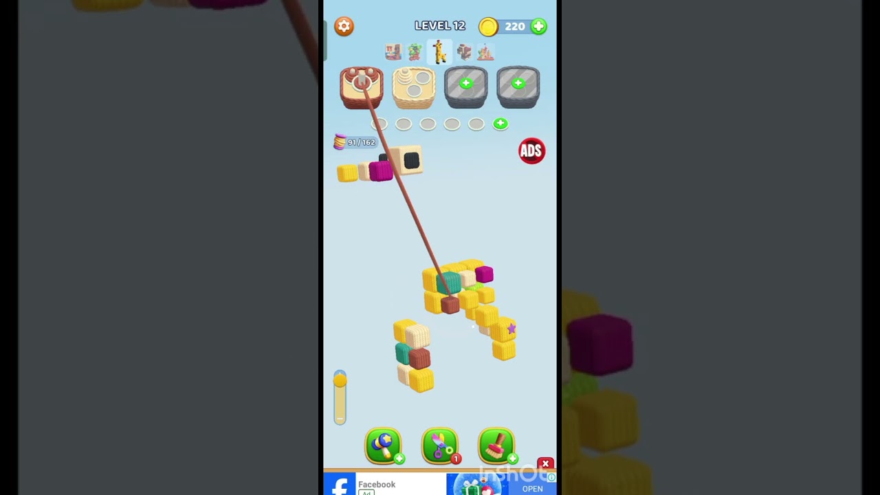 Yarn Fever level 12 | Puzzle Game 
