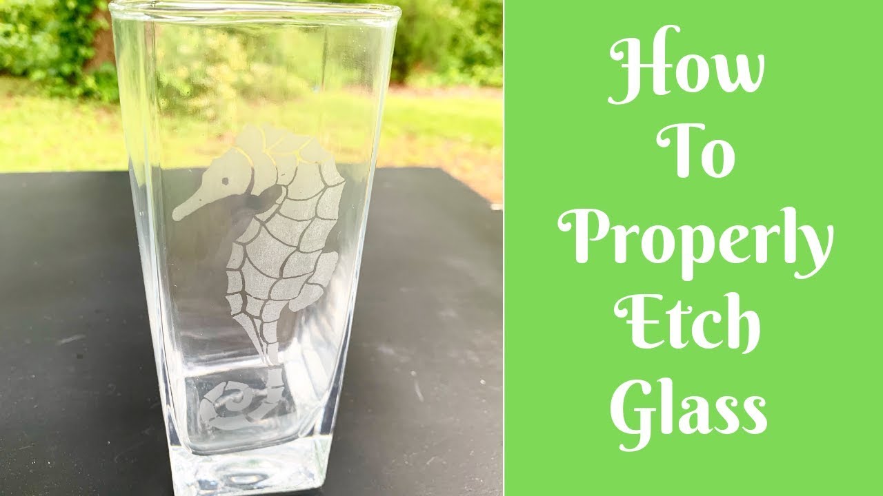 Everyday Crafting: How To Properly Etch Glass With Armour Etch