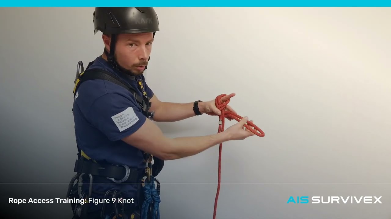 Rope Access Training: How To Tie a Figure 9 Knot