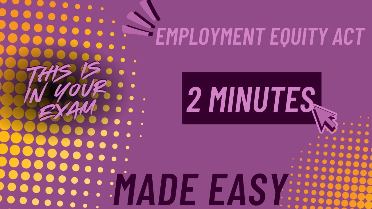 Возникли трудности с Законом о равных возможностях трудоустройства? Посмотрите это 2-минутное вид...