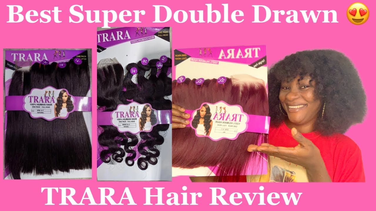 Super Double Drawn Hair Review|TRARA Hair Review|Does This Hair Have A Bone Straight Quality?