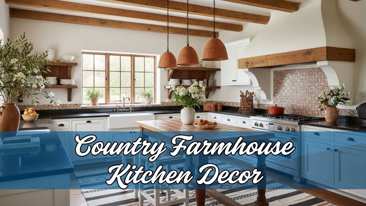 Black And White Farmhouse Kitchen Ideas That Feel Modern, Cozy, And Timeless Country Kitchen Decor
